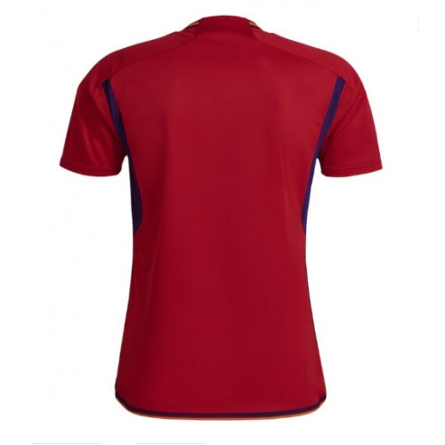Spain Replica Home Shirt World Cup 2022 Short Sleeve